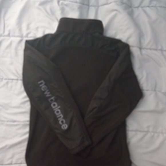 New Balance Men’s  Black Fleece Fall/Winter Jacket Full Zip Athletic Fit Size L - Picture 2 of 4